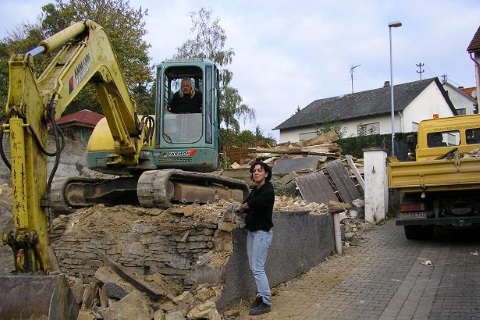 Foto Abrissarbeiten
