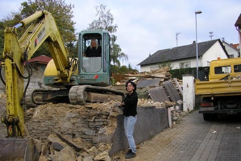 Foto Abrissarbeiten
