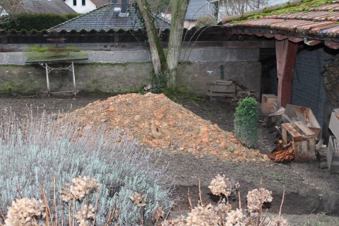 Foto Anlegen einer Drainage